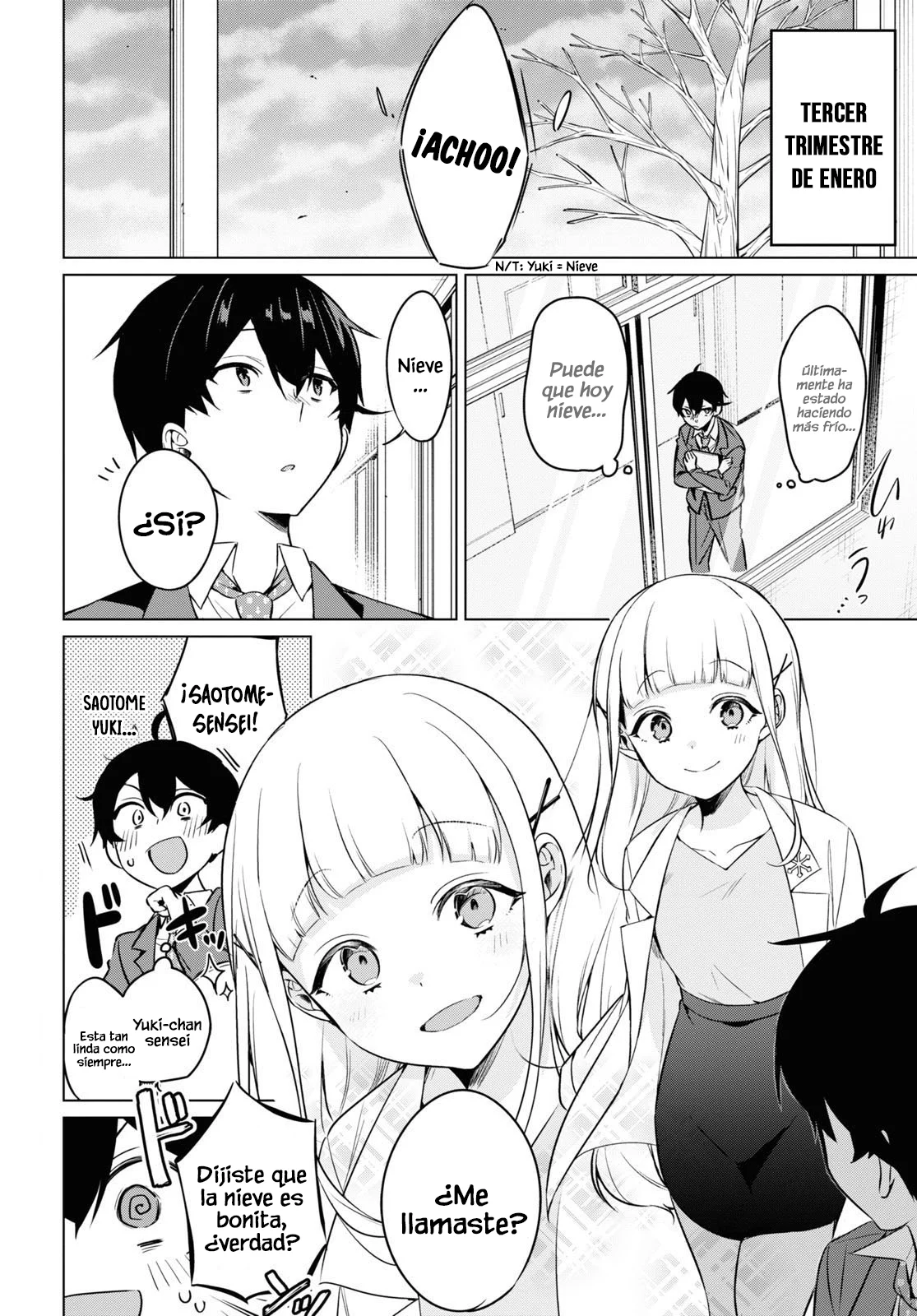 Jingai Kyoushitsu no Ningen Kirai Kyoushi ~Hitoma-sensei, Watashi-tachi ni Ningen wo Oshiete kuremasu ka….?~ Capítulo 11 - Page 4