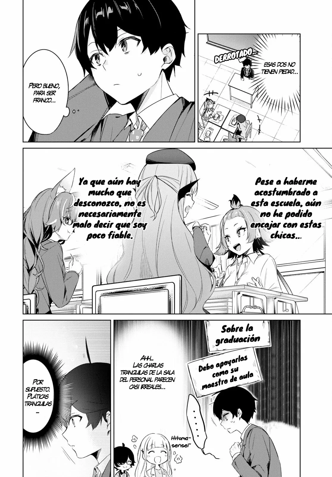 Jingai Kyoushitsu no Ningen Kirai Kyoushi ~Hitoma-sensei, Watashi-tachi ni Ningen wo Oshiete kuremasu ka….?~ Capítulo 2 - Page 15
