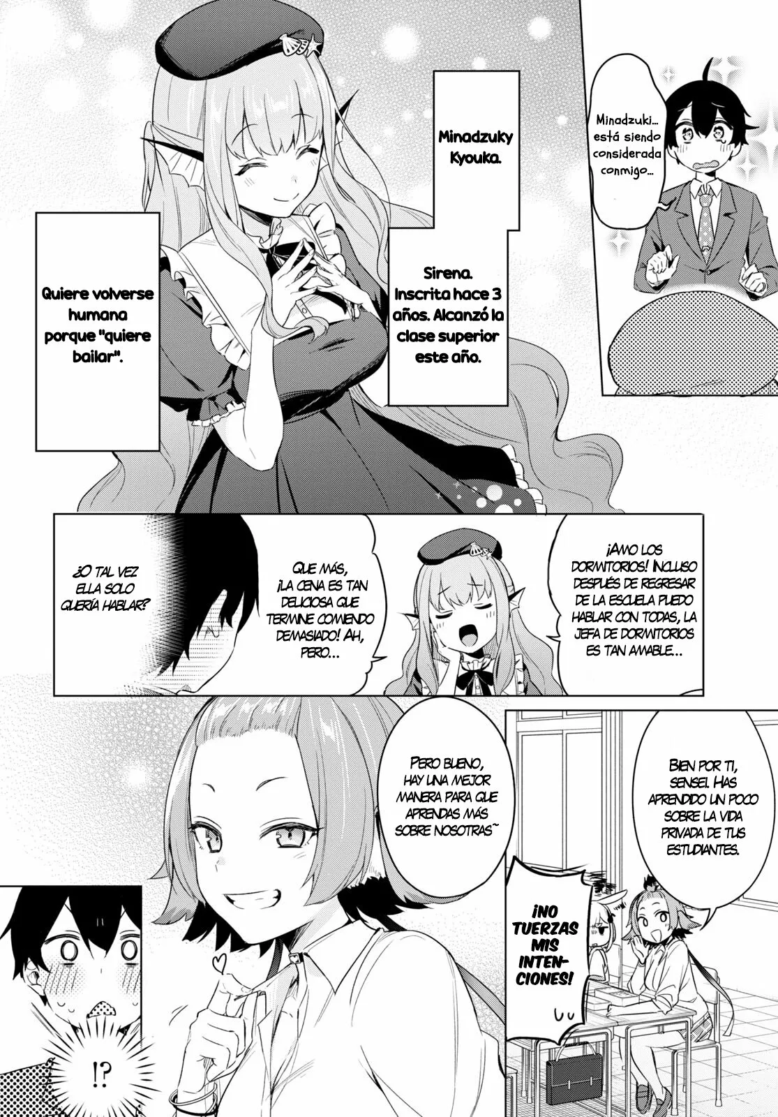 Jingai Kyoushitsu no Ningen Kirai Kyoushi ~Hitoma-sensei, Watashi-tachi ni Ningen wo Oshiete kuremasu ka….?~ Capítulo 2 - Page 17