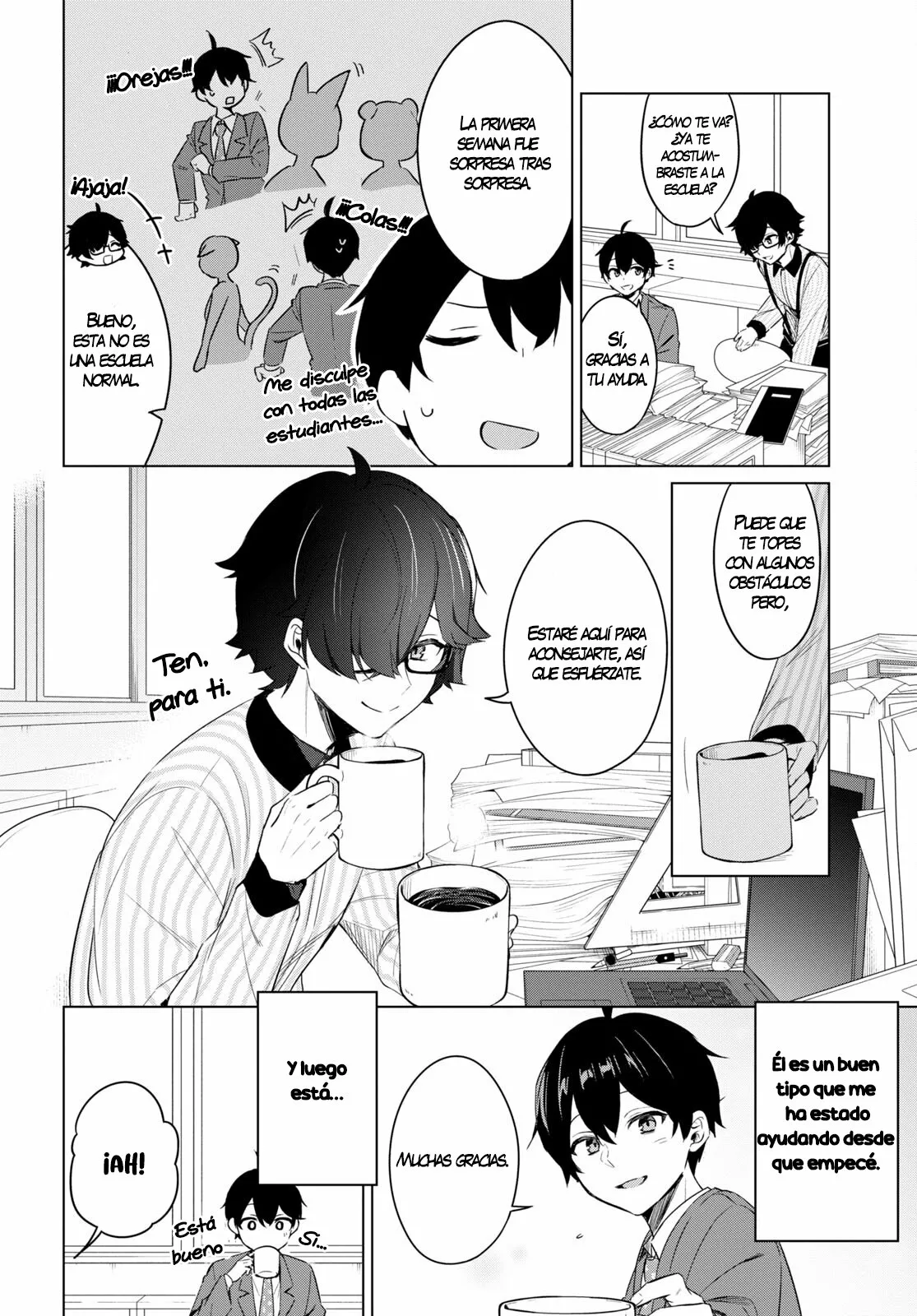 Jingai Kyoushitsu no Ningen Kirai Kyoushi ~Hitoma-sensei, Watashi-tachi ni Ningen wo Oshiete kuremasu ka….?~ Capítulo 2 - Page 5