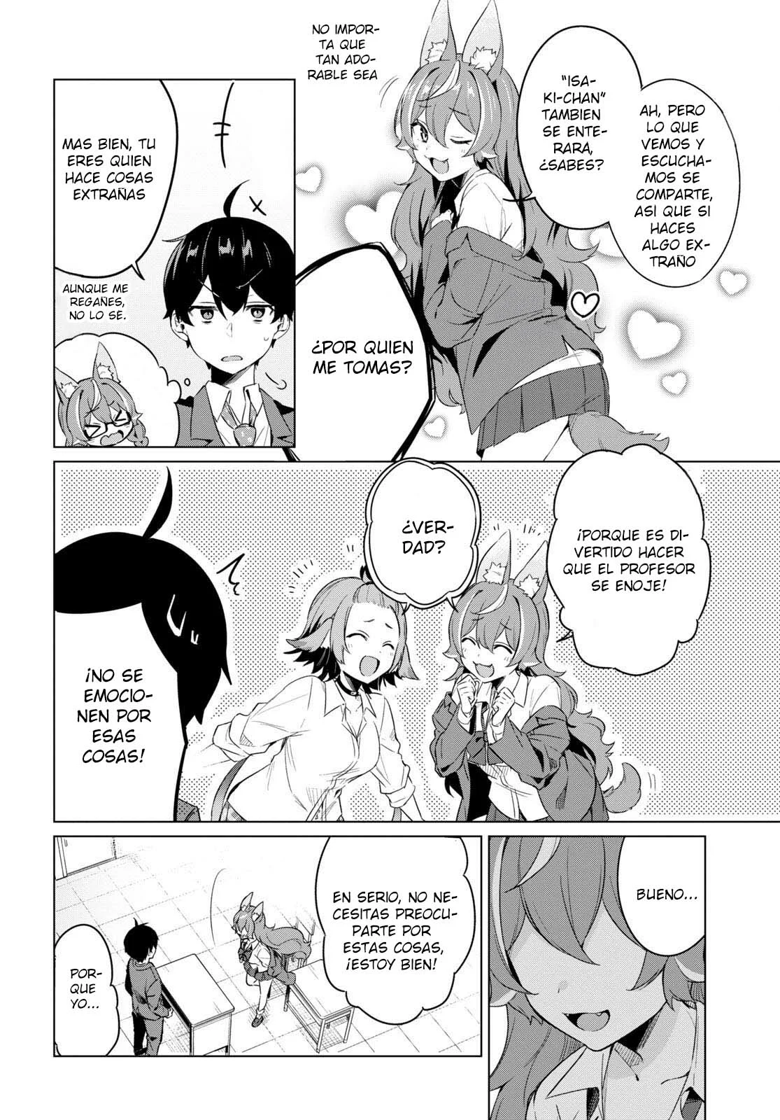 Jingai Kyoushitsu no Ningen Kirai Kyoushi ~Hitoma-sensei, Watashi-tachi ni Ningen wo Oshiete kuremasu ka….?~ Capítulo 3.1 - Page 14