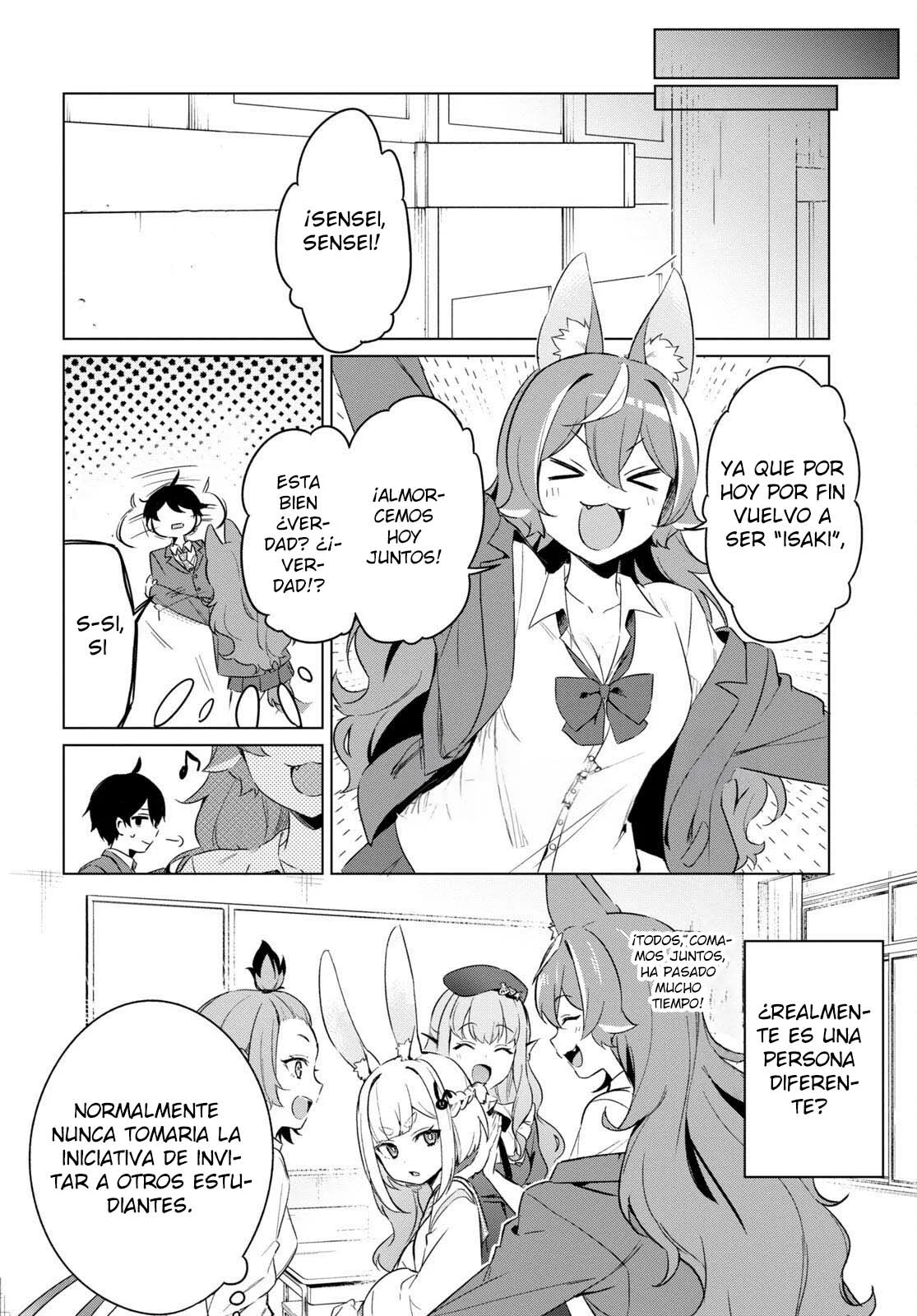 Jingai Kyoushitsu no Ningen Kirai Kyoushi ~Hitoma-sensei, Watashi-tachi ni Ningen wo Oshiete kuremasu ka….?~ Capítulo 3.1 - Page 16