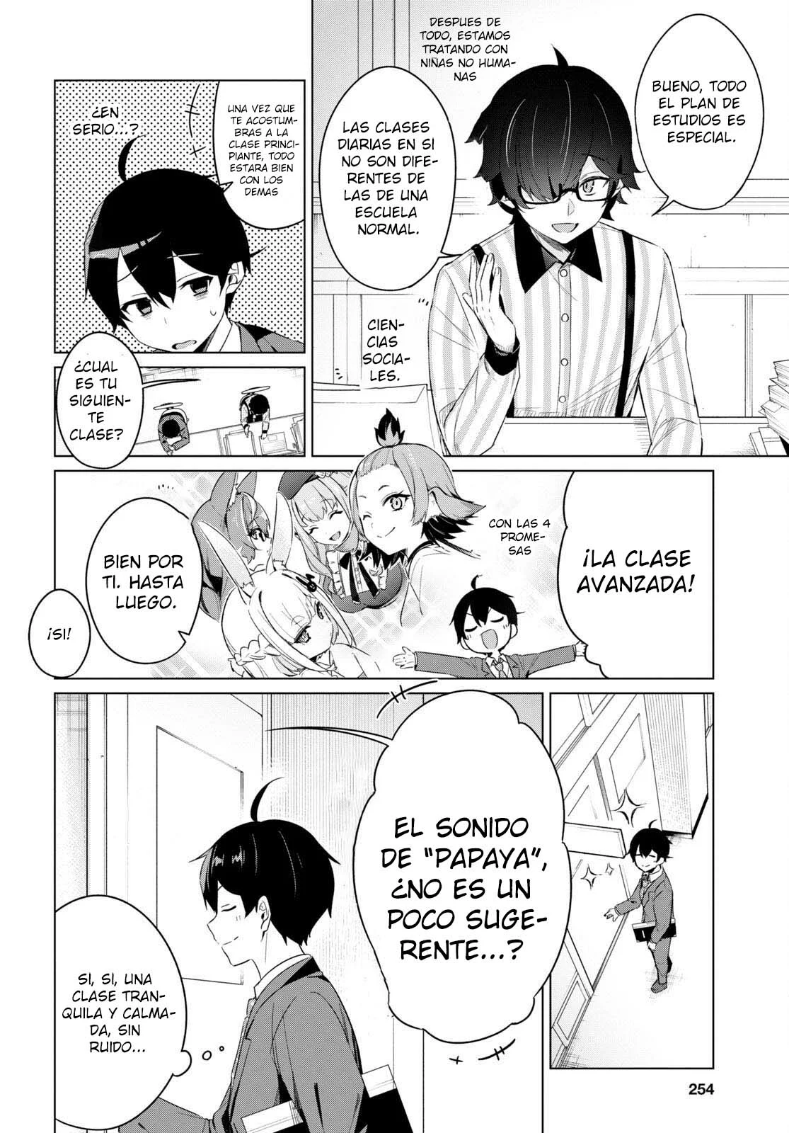 Jingai Kyoushitsu no Ningen Kirai Kyoushi ~Hitoma-sensei, Watashi-tachi ni Ningen wo Oshiete kuremasu ka….?~ Capítulo 3.1 - Page 8