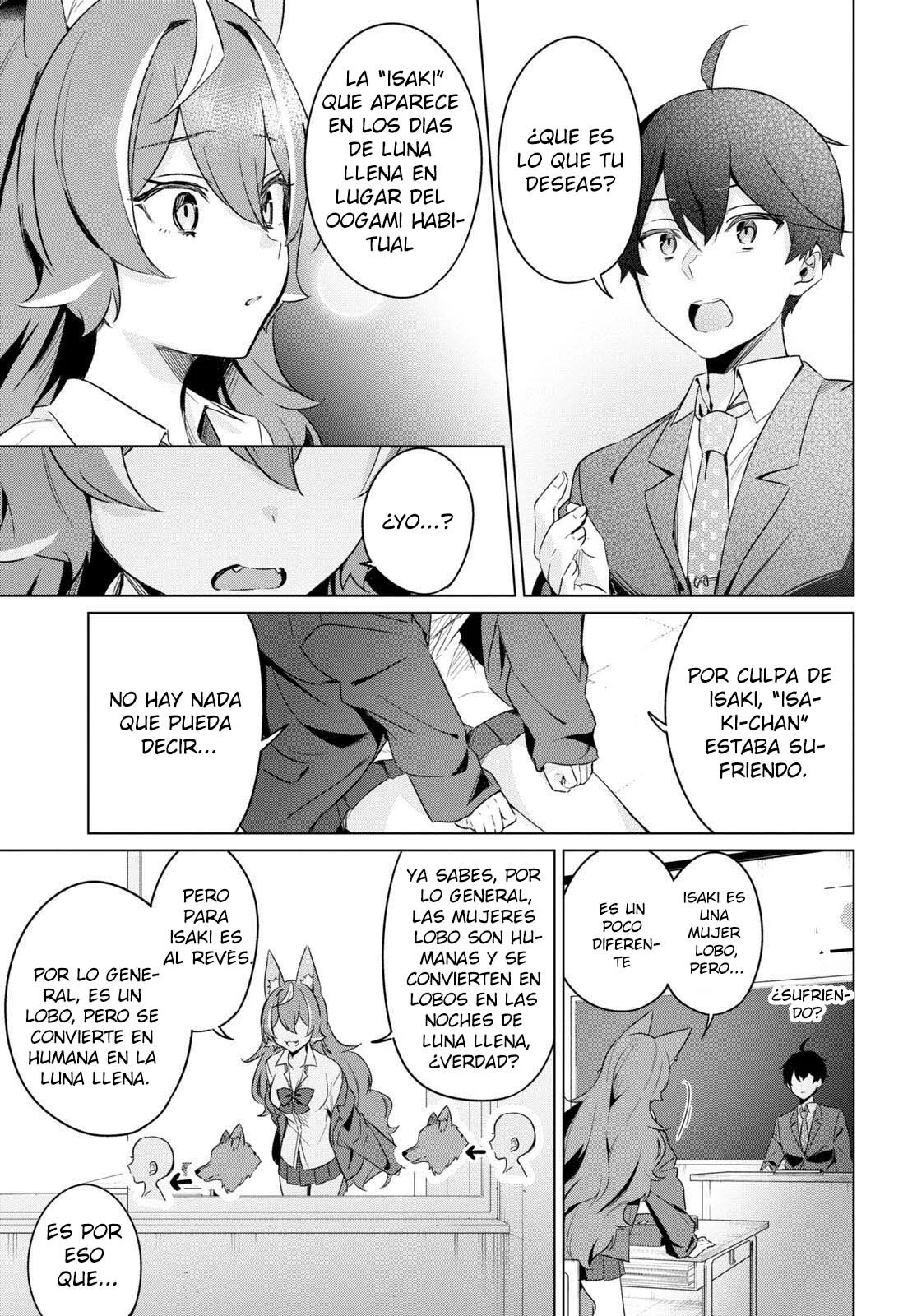 Jingai Kyoushitsu no Ningen Kirai Kyoushi ~Hitoma-sensei, Watashi-tachi ni Ningen wo Oshiete kuremasu ka….?~ Capítulo 3.2 - Page 14