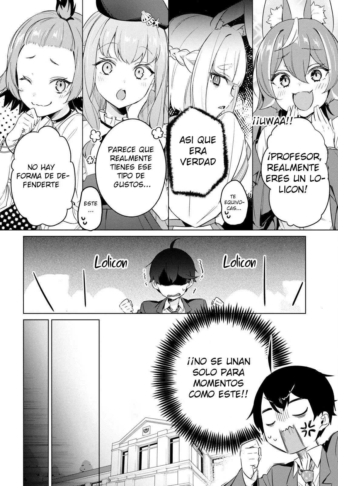 Jingai Kyoushitsu no Ningen Kirai Kyoushi ~Hitoma-sensei, Watashi-tachi ni Ningen wo Oshiete kuremasu ka….?~ Capítulo 3.2 - Page 7