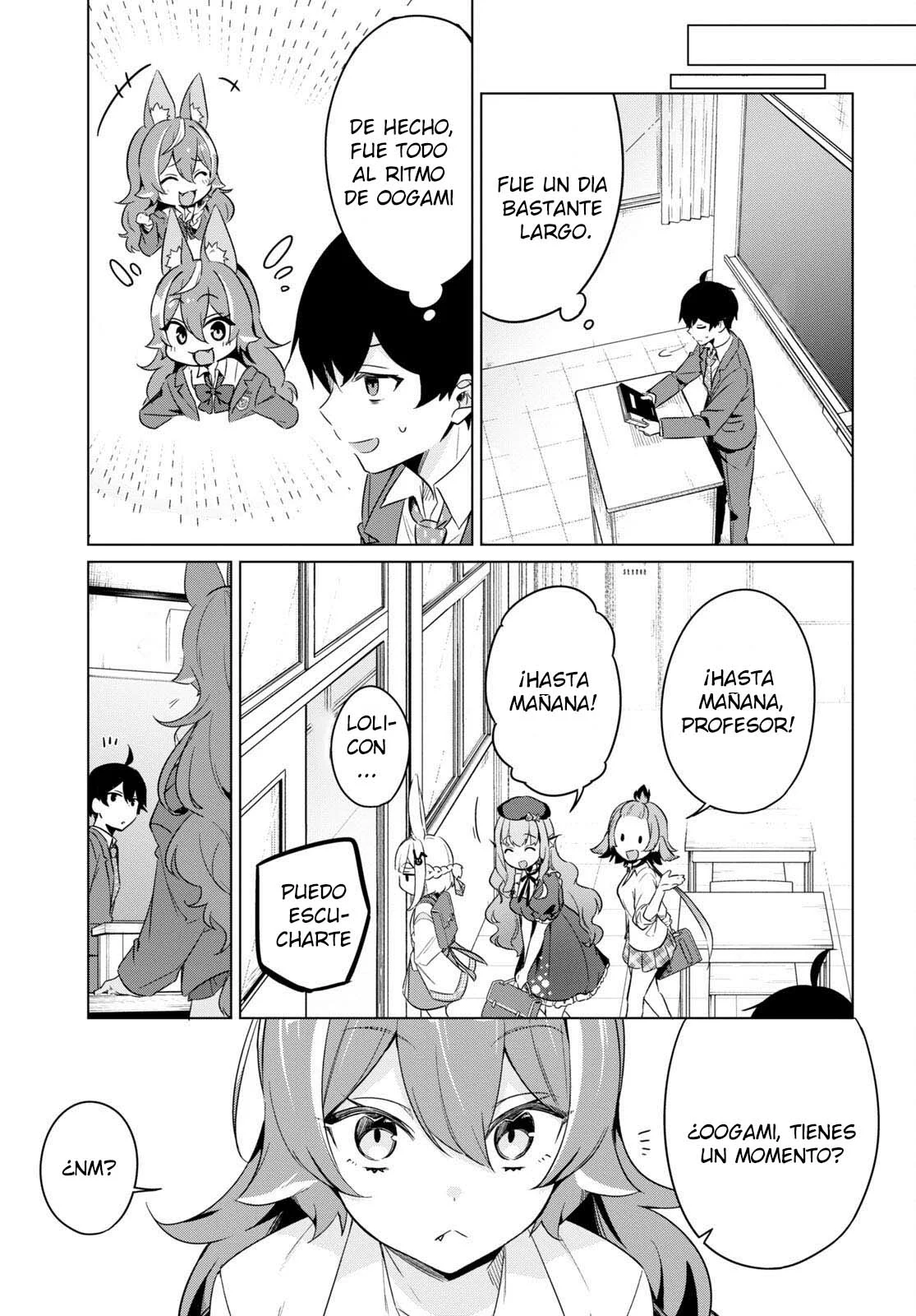 Jingai Kyoushitsu no Ningen Kirai Kyoushi ~Hitoma-sensei, Watashi-tachi ni Ningen wo Oshiete kuremasu ka….?~ Capítulo 3.2 - Page 8