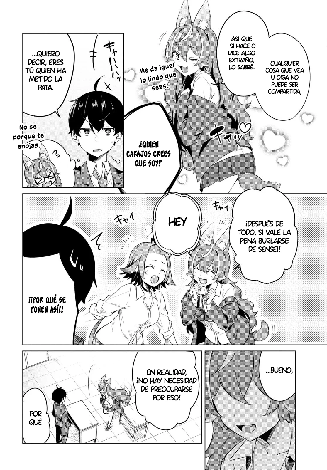 Jingai Kyoushitsu no Ningen Kirai Kyoushi ~Hitoma-sensei, Watashi-tachi ni Ningen wo Oshiete kuremasu ka….?~ Capítulo 3 - Page 11