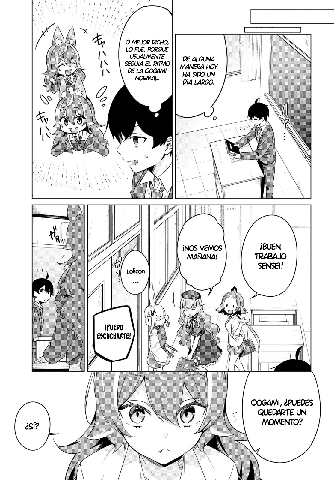 Jingai Kyoushitsu no Ningen Kirai Kyoushi ~Hitoma-sensei, Watashi-tachi ni Ningen wo Oshiete kuremasu ka….?~ Capítulo 3 - Page 20