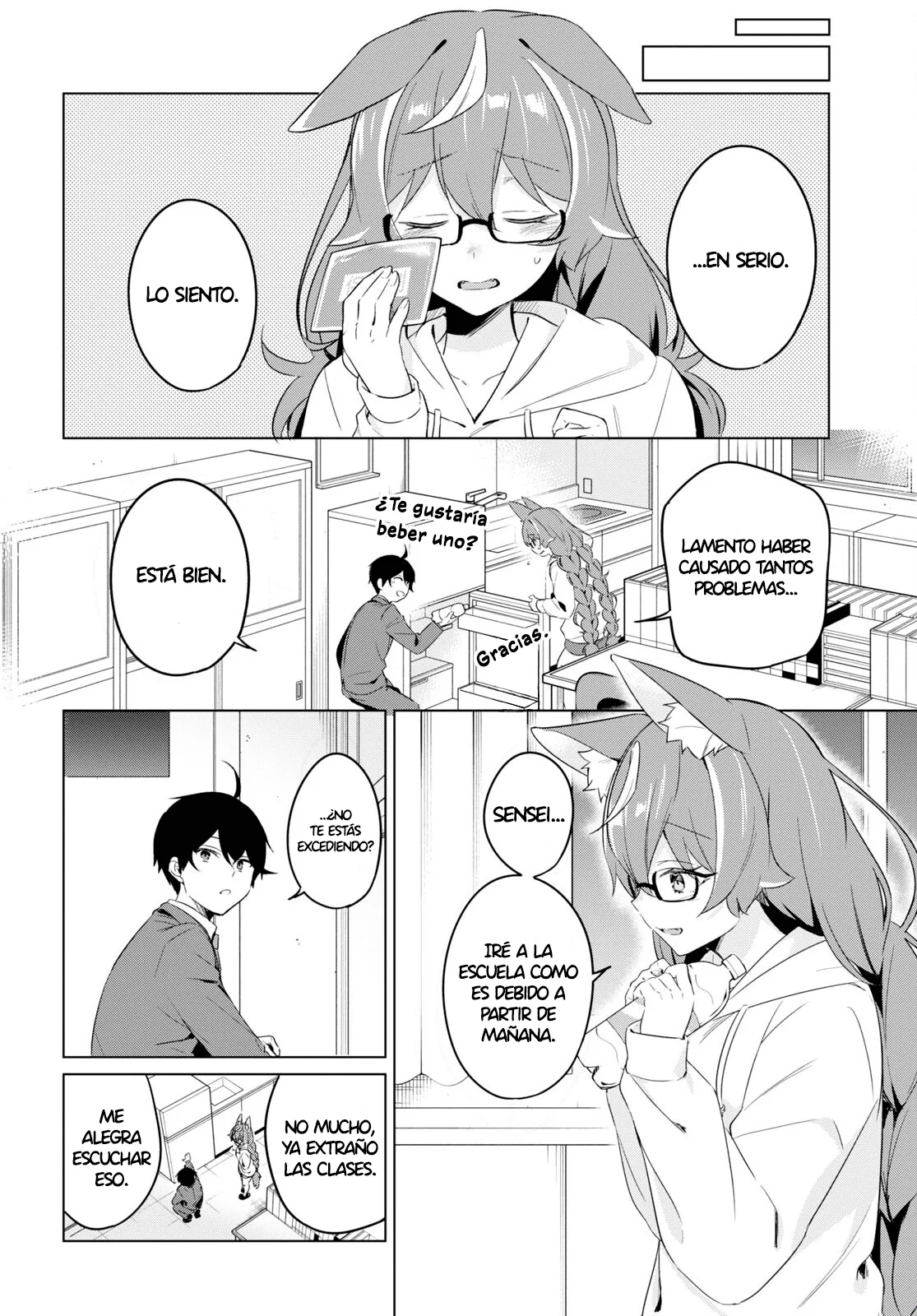 Jingai Kyoushitsu no Ningen Kirai Kyoushi ~Hitoma-sensei, Watashi-tachi ni Ningen wo Oshiete kuremasu ka….?~ Capítulo 4 - Page 21