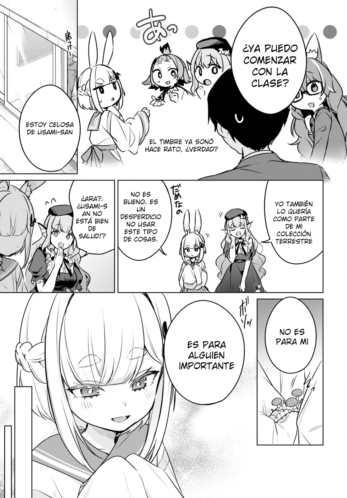 Jingai Kyoushitsu no Ningen Kirai Kyoushi ~Hitoma-sensei, Watashi-tachi ni Ningen wo Oshiete kuremasu ka….?~ Capítulo 6.1 - Page 9