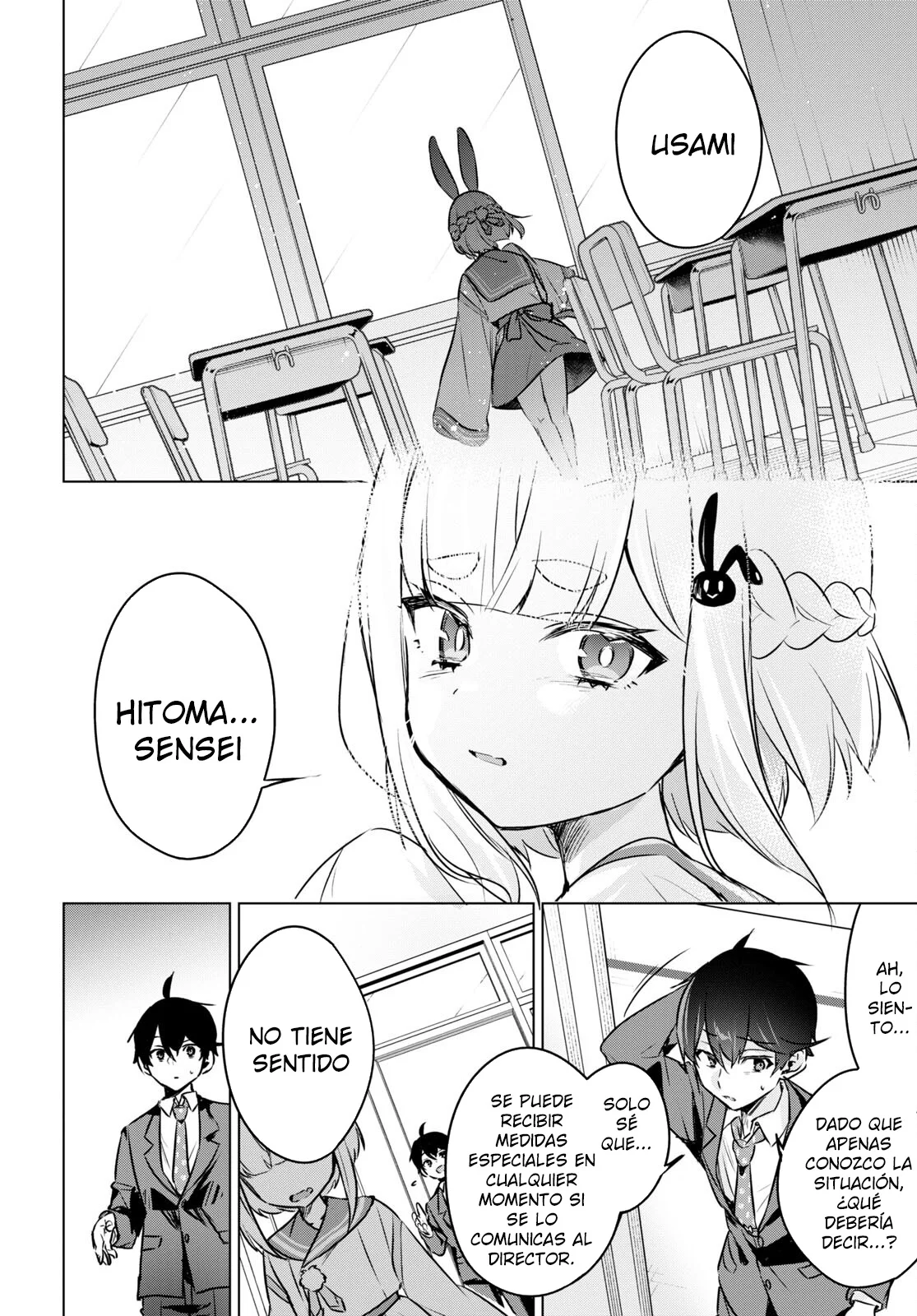 Jingai Kyoushitsu no Ningen Kirai Kyoushi ~Hitoma-sensei, Watashi-tachi ni Ningen wo Oshiete kuremasu ka….?~ Capítulo 6.2 - Page 6