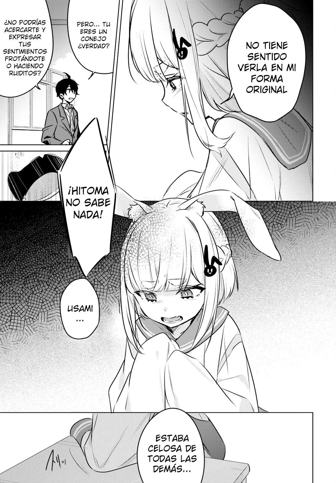 Jingai Kyoushitsu no Ningen Kirai Kyoushi ~Hitoma-sensei, Watashi-tachi ni Ningen wo Oshiete kuremasu ka….?~ Capítulo 6.2 - Page 7