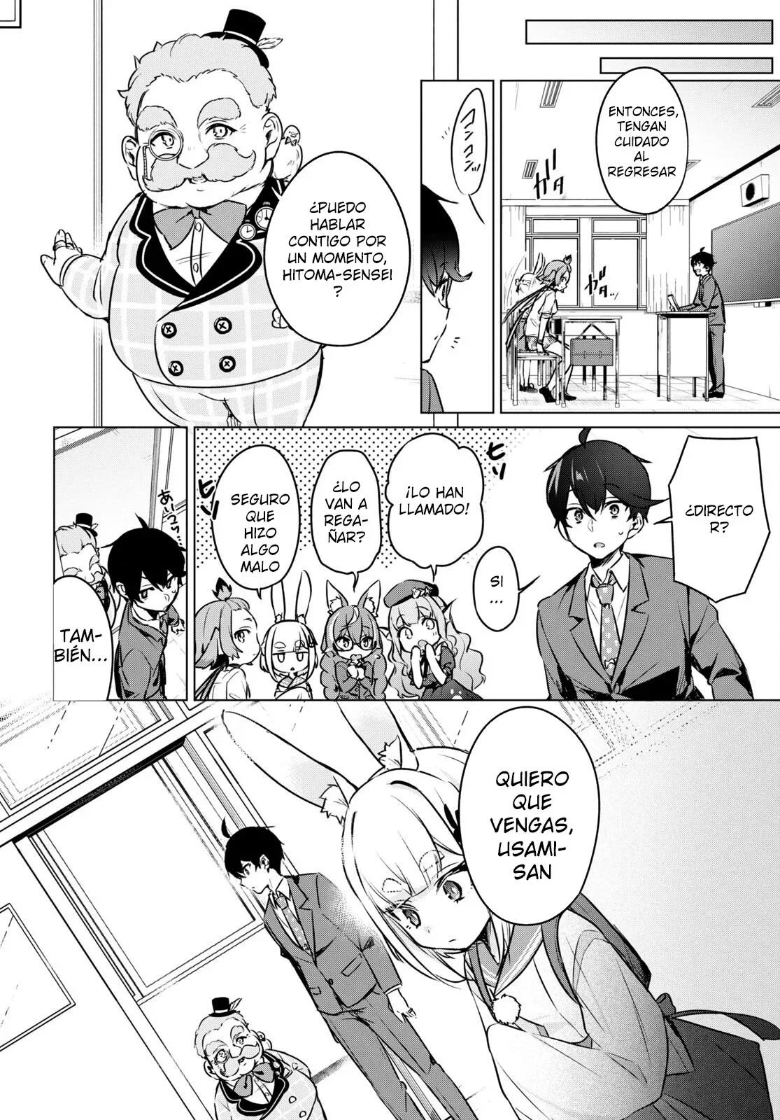 Jingai Kyoushitsu no Ningen Kirai Kyoushi ~Hitoma-sensei, Watashi-tachi ni Ningen wo Oshiete kuremasu ka….?~ Capítulo 6 - Page 6