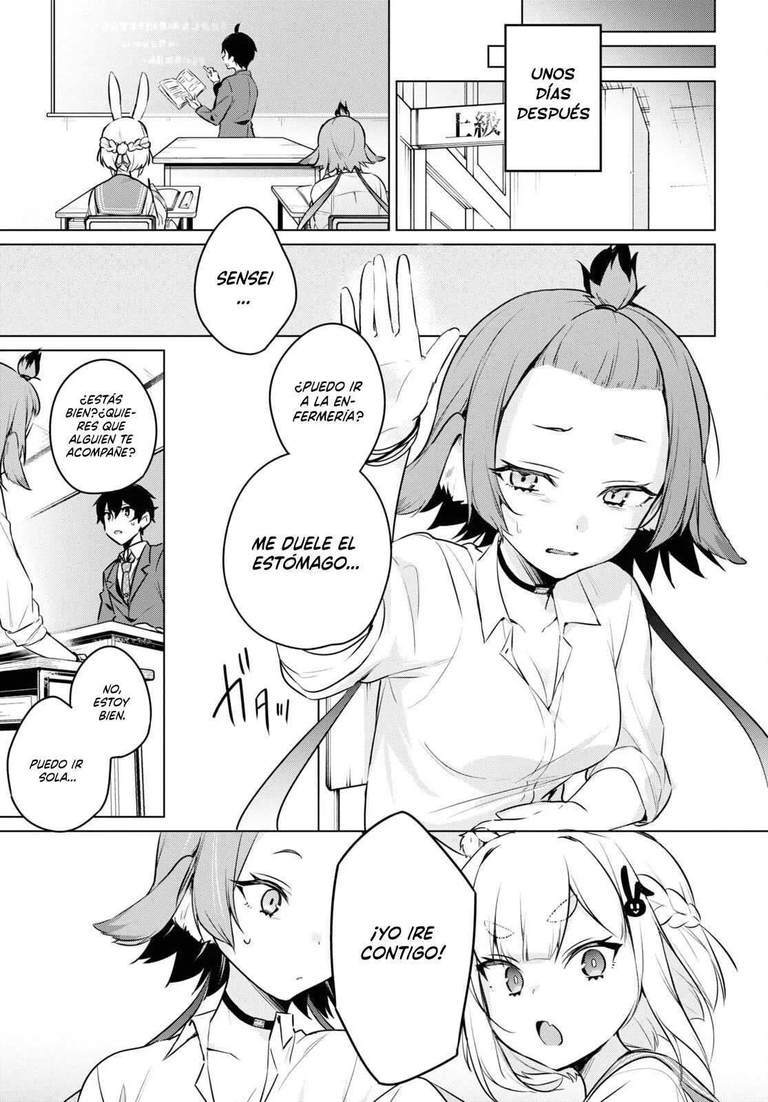 Jingai Kyoushitsu no Ningen Kirai Kyoushi ~Hitoma-sensei, Watashi-tachi ni Ningen wo Oshiete kuremasu ka….?~ Capítulo 9 - Page 9