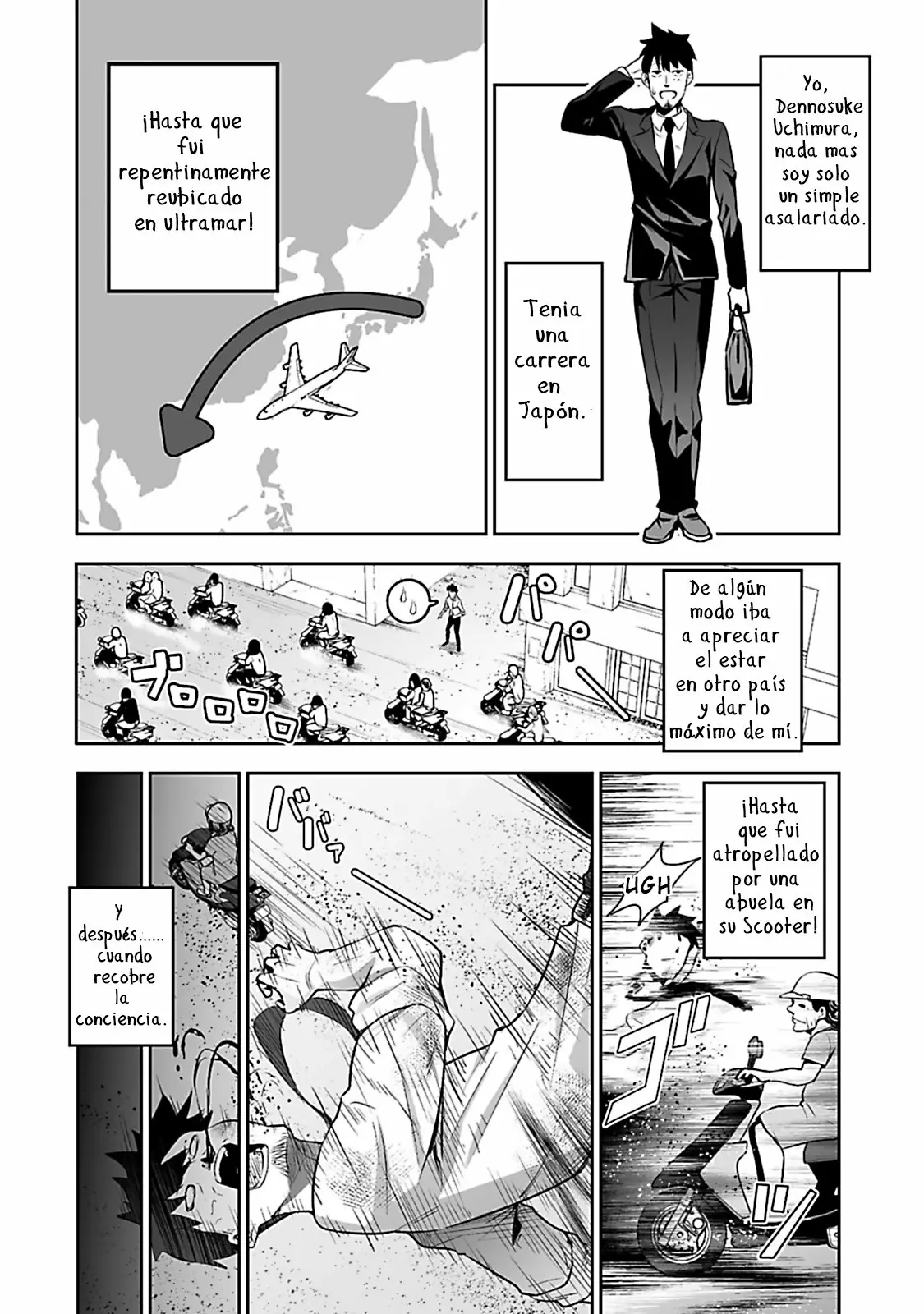 Salaryman ga isekai ni ittara shitennou ni natta hanashi Capítulo 1 - Page 7