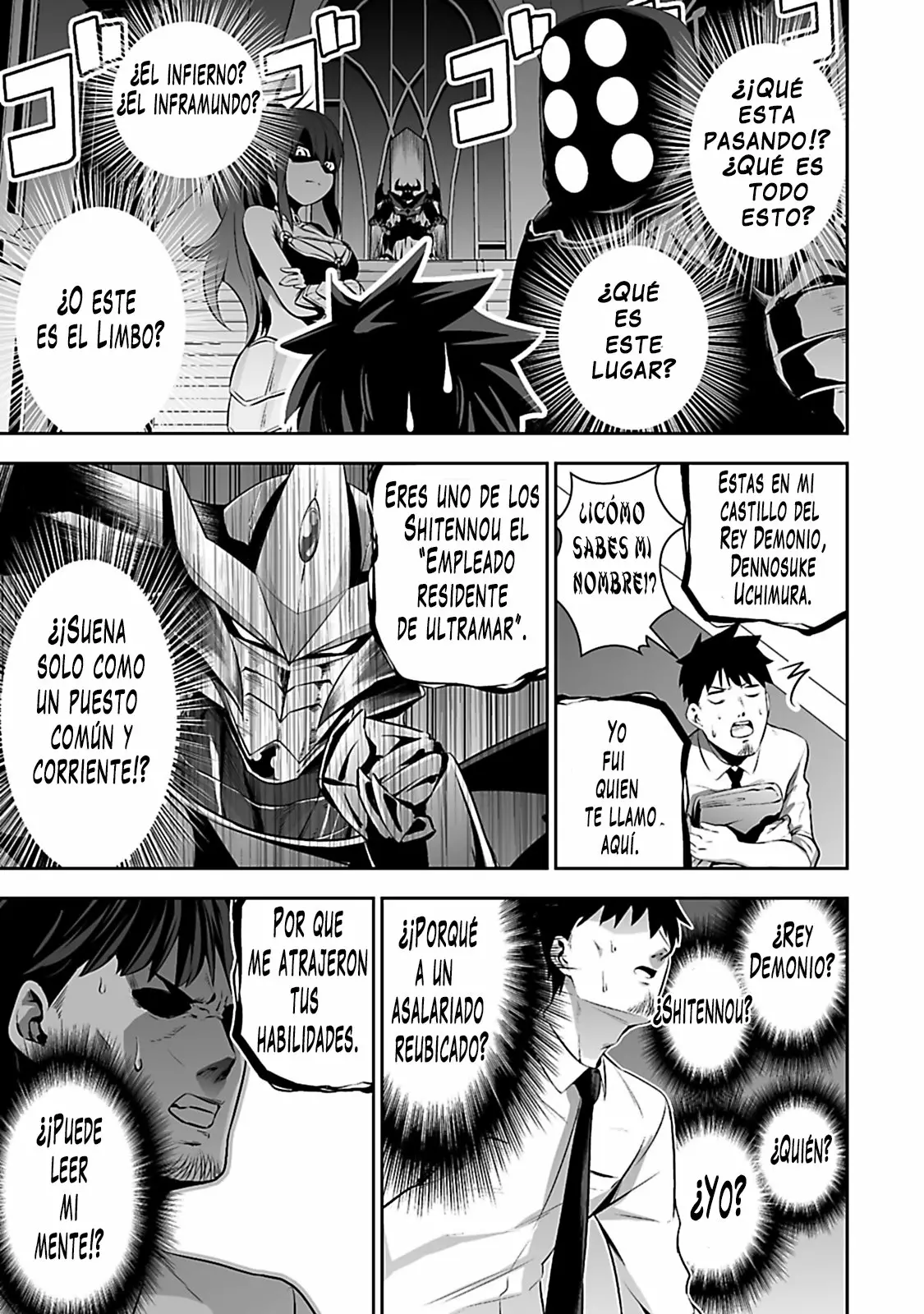 Salaryman ga isekai ni ittara shitennou ni natta hanashi Capítulo 1 - Page 8