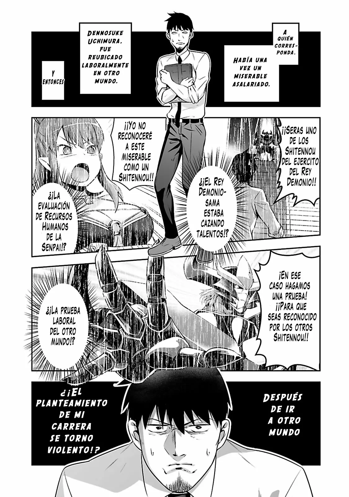 Salaryman ga isekai ni ittara shitennou ni natta hanashi Capítulo 2 - Page 2