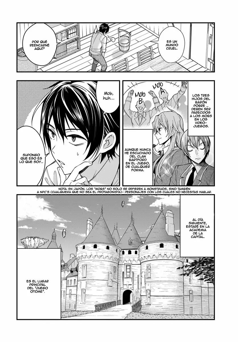 Otome Game Sekai wa Mob ni Kibishii Sekai Desu Capítulo 1 - Page 40