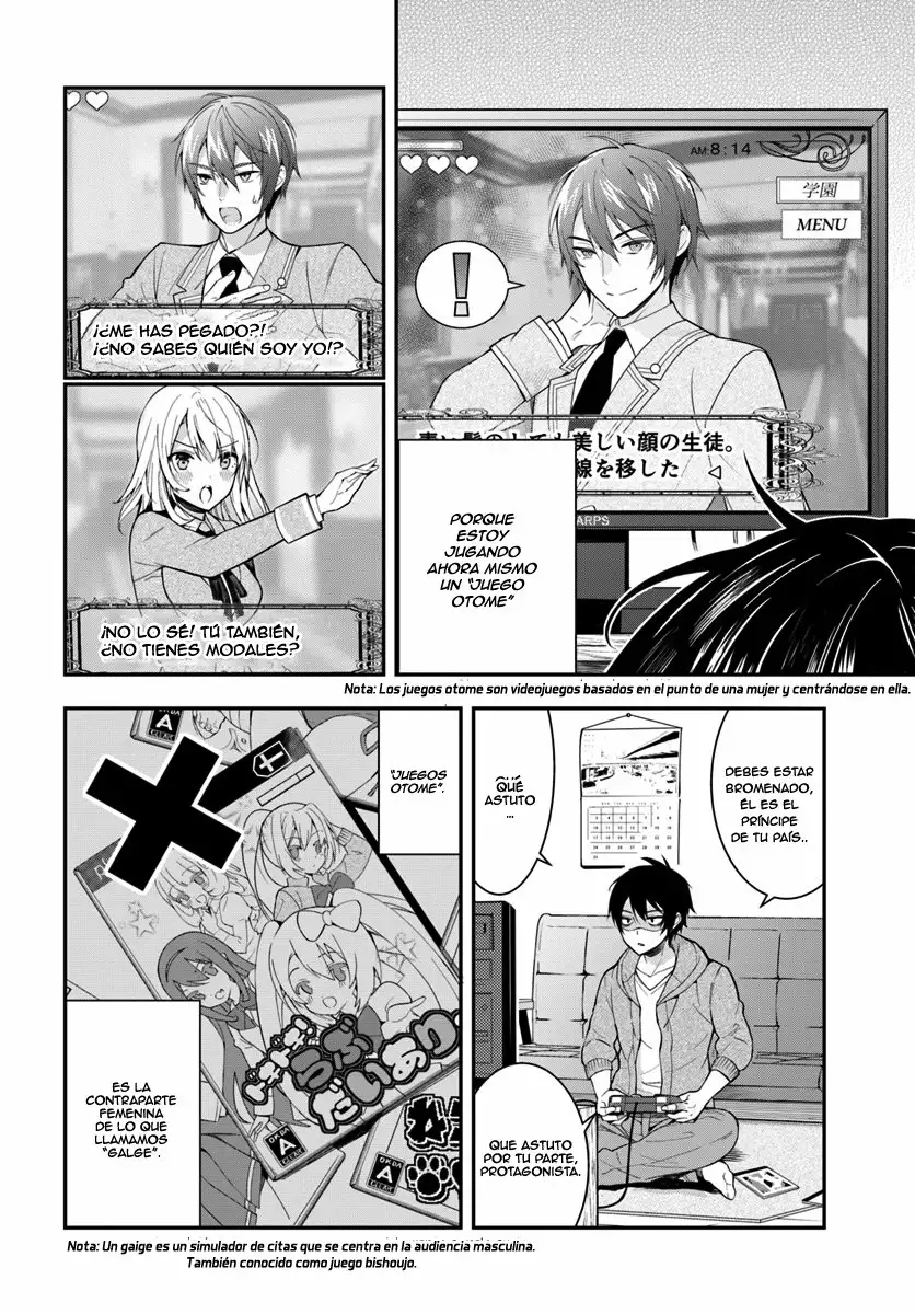 Otome Game Sekai wa Mob ni Kibishii Sekai Desu Capítulo 1 - Page 6