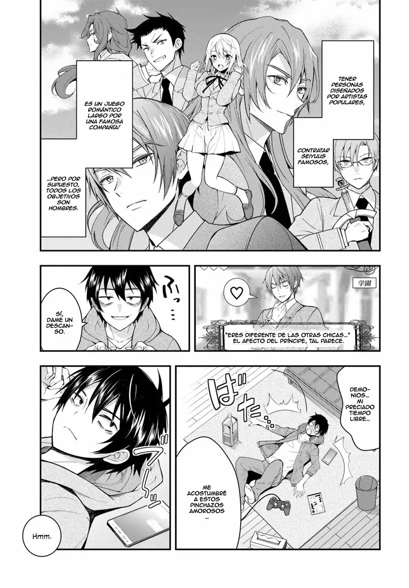 Otome Game Sekai wa Mob ni Kibishii Sekai Desu Capítulo 1 - Page 7