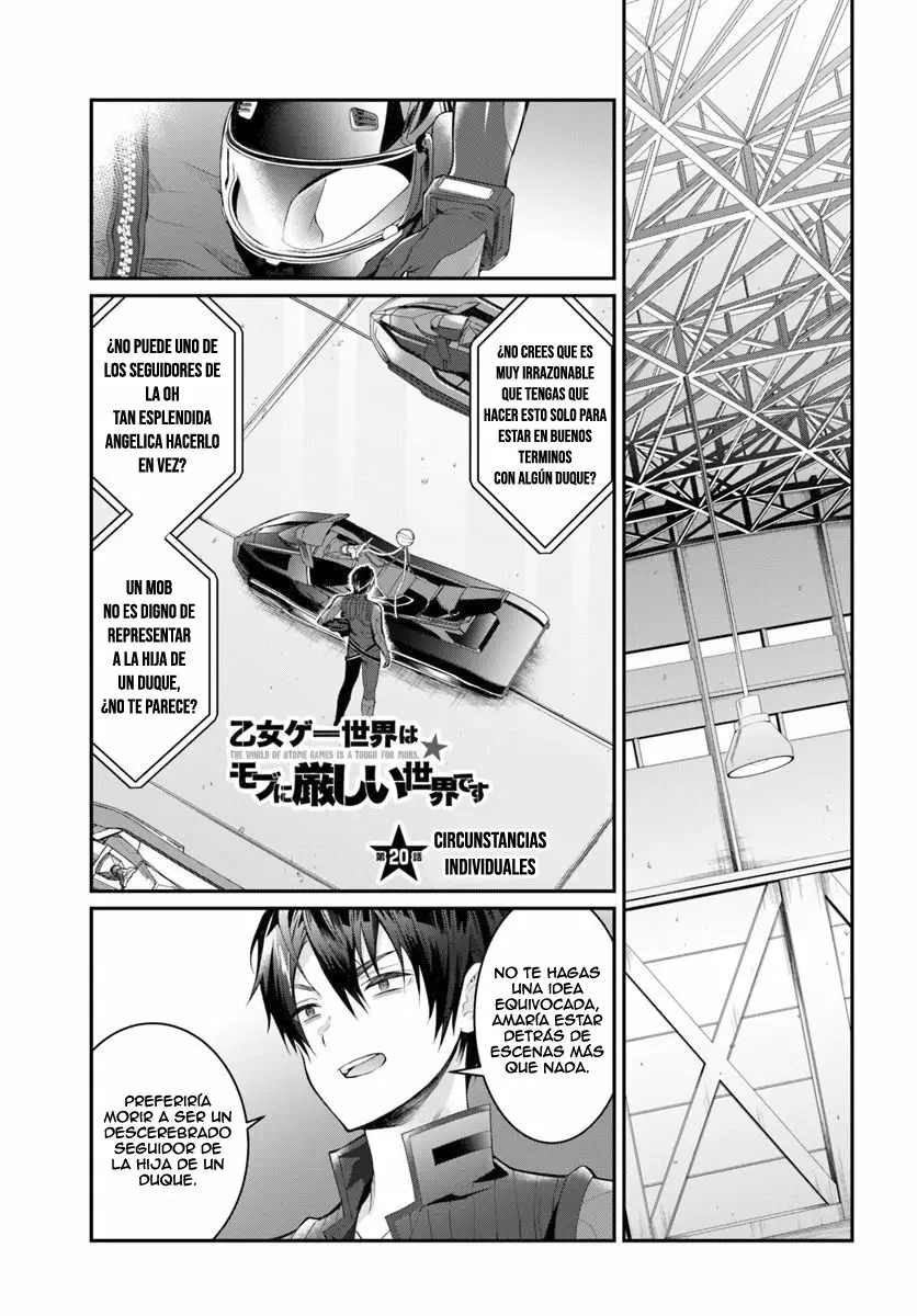 Otome Game Sekai wa Mob ni Kibishii Sekai Desu Capítulo 20 - Page 1