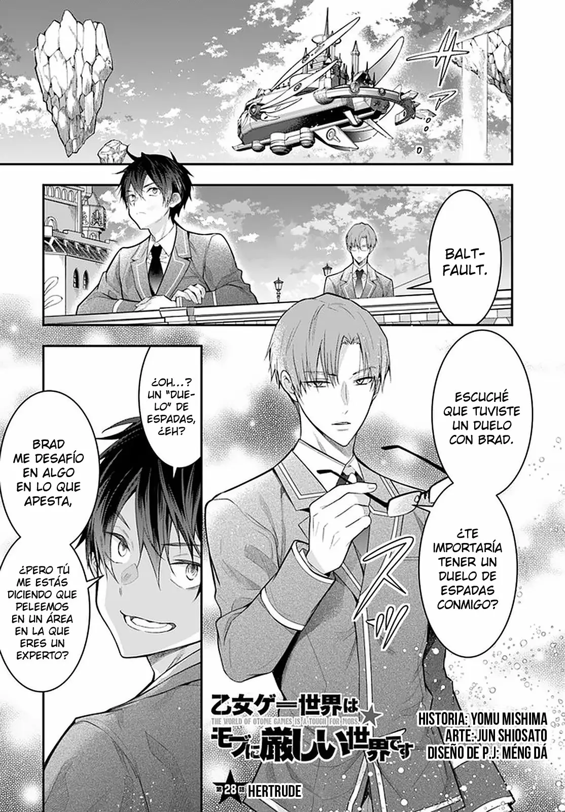 Otome Game Sekai wa Mob ni Kibishii Sekai Desu Capítulo 28 - Page 3