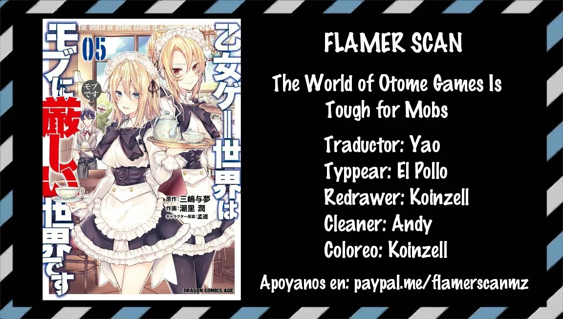 Otome Game Sekai wa Mob ni Kibishii Sekai Desu Capítulo 29 - Page 1