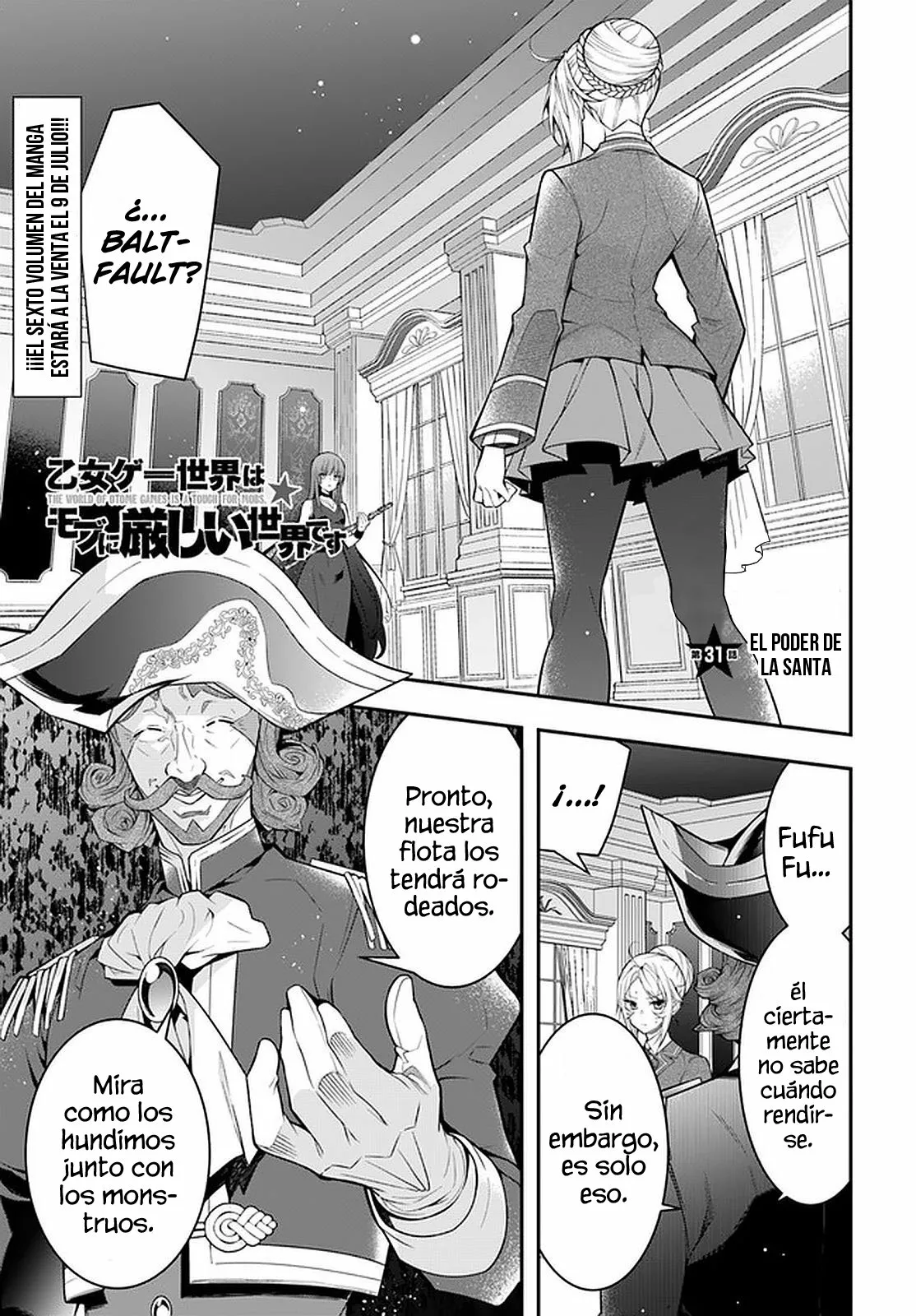 Otome Game Sekai wa Mob ni Kibishii Sekai Desu Capítulo 31 - Page 2