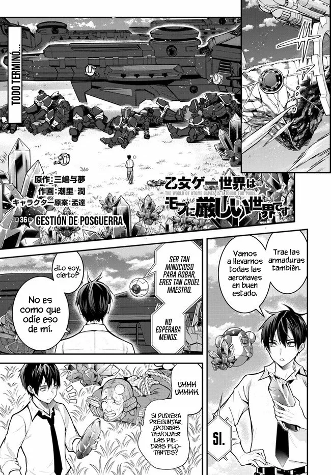 Otome Game Sekai wa Mob ni Kibishii Sekai Desu Capítulo 36 - Page 2