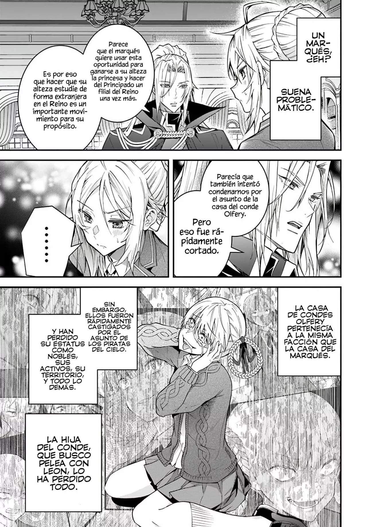 Otome Game Sekai wa Mob ni Kibishii Sekai Desu Capítulo 37 - Page 6