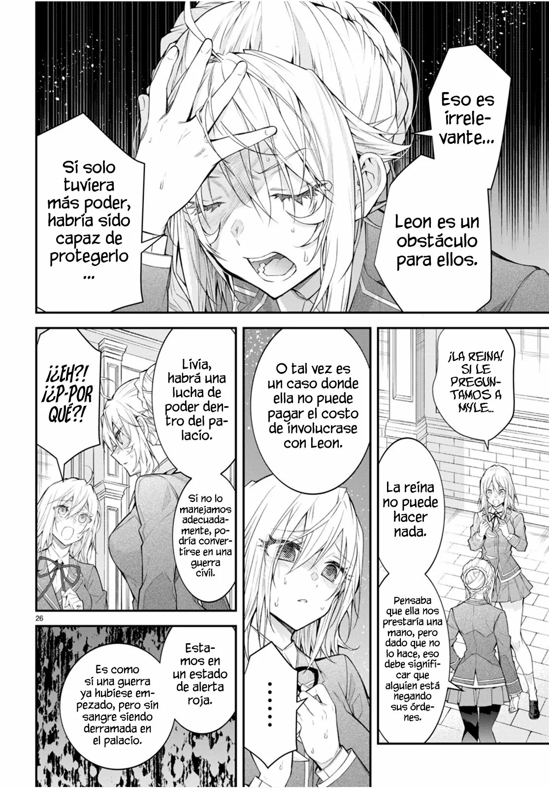Otome Game Sekai wa Mob ni Kibishii Sekai Desu Capítulo 47 - Page 28