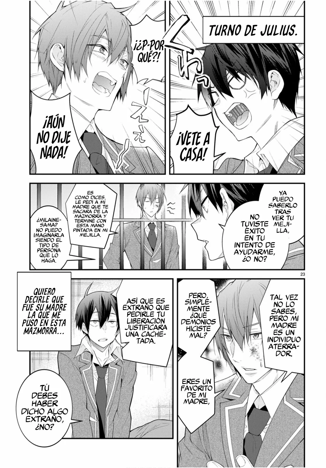 Otome Game Sekai wa Mob ni Kibishii Sekai Desu Capítulo 48 - Page 25
