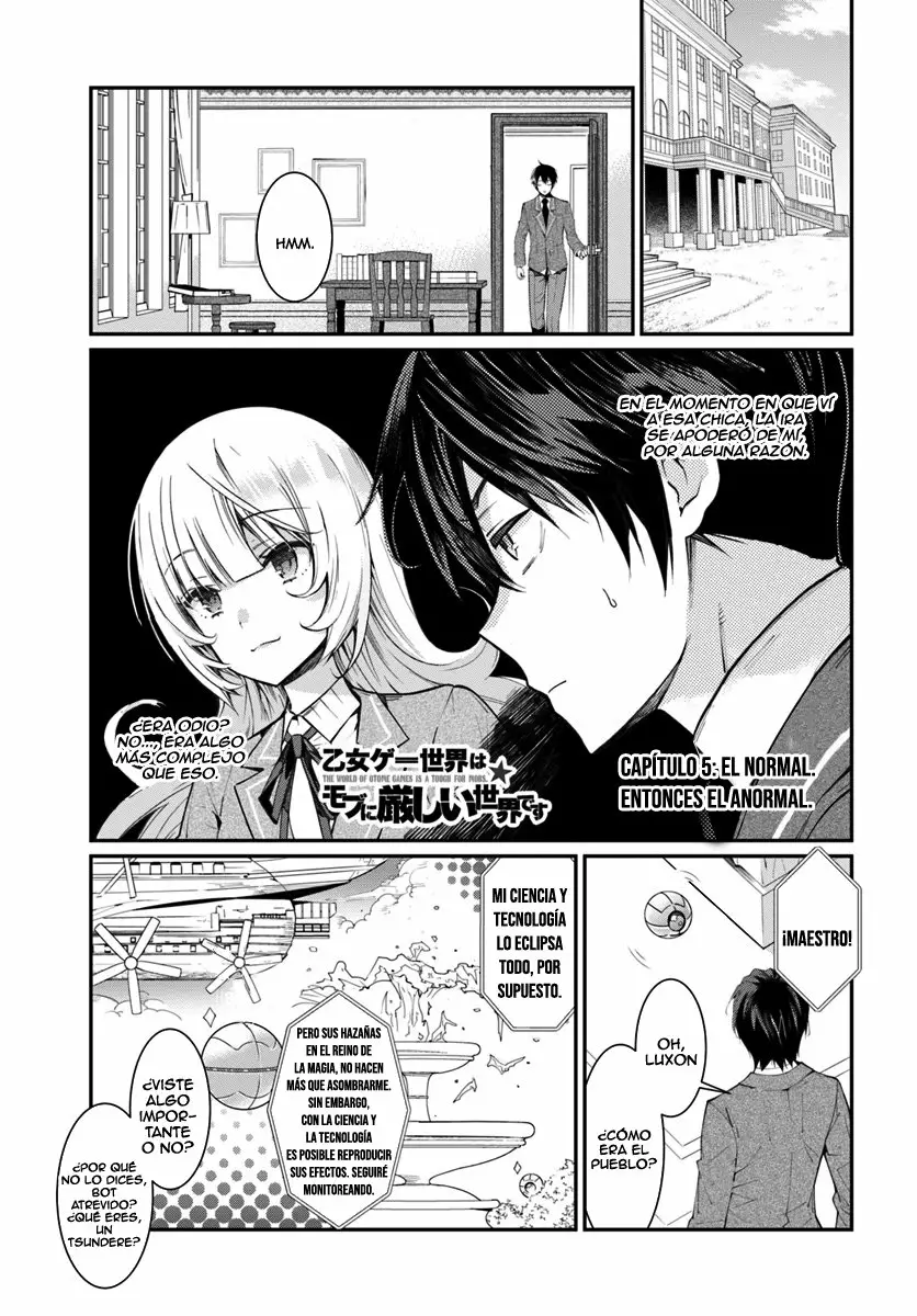 Otome Game Sekai wa Mob ni Kibishii Sekai Desu Capítulo 5 - Page 2