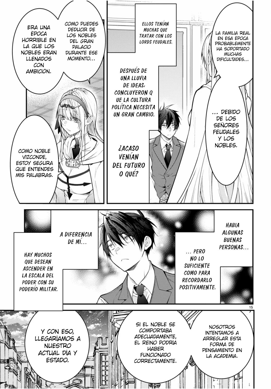 Otome Game Sekai wa Mob ni Kibishii Sekai Desu Capítulo 64 - Page 15