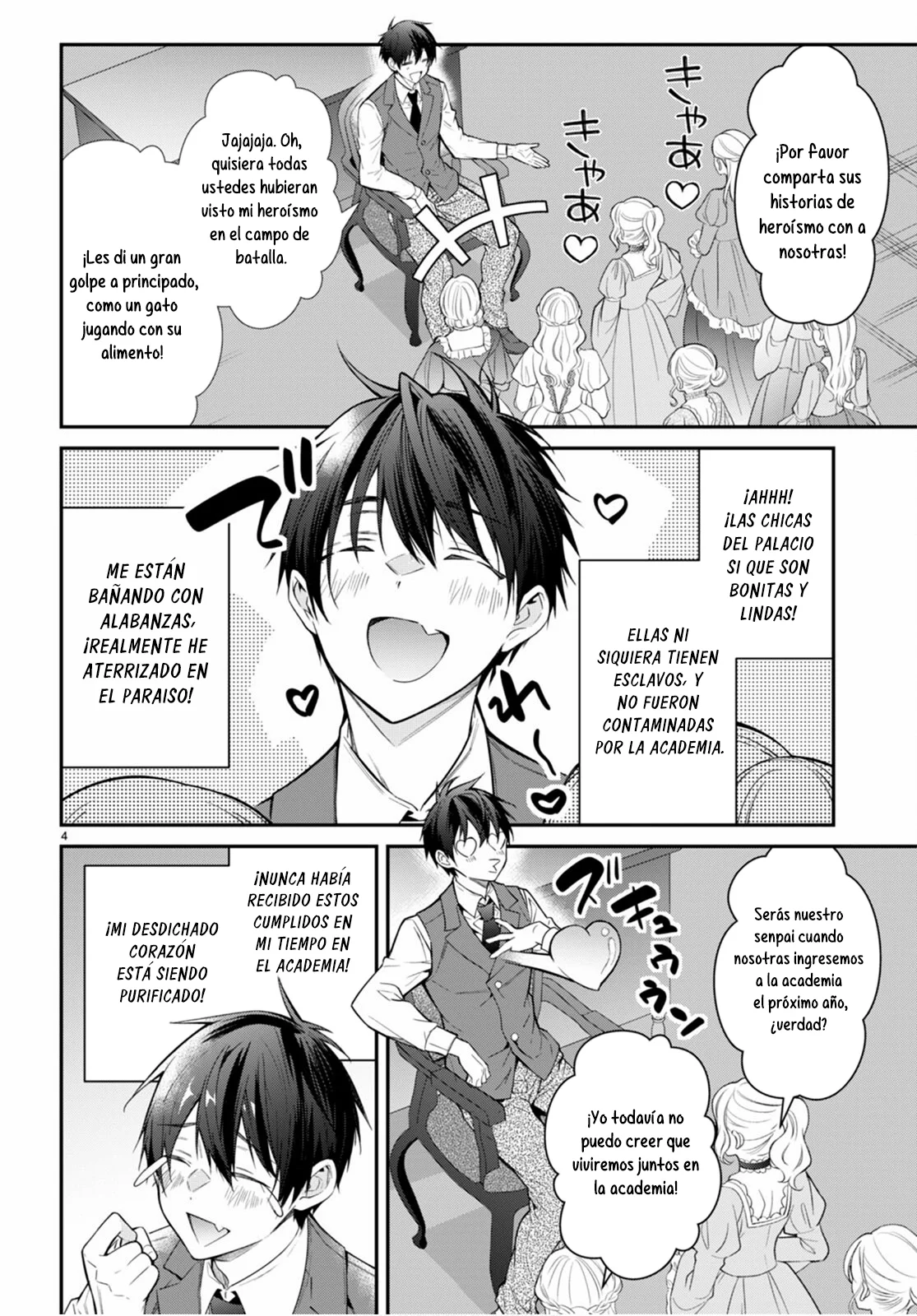 Otome Game Sekai wa Mob ni Kibishii Sekai Desu Capítulo 64 - Page 4