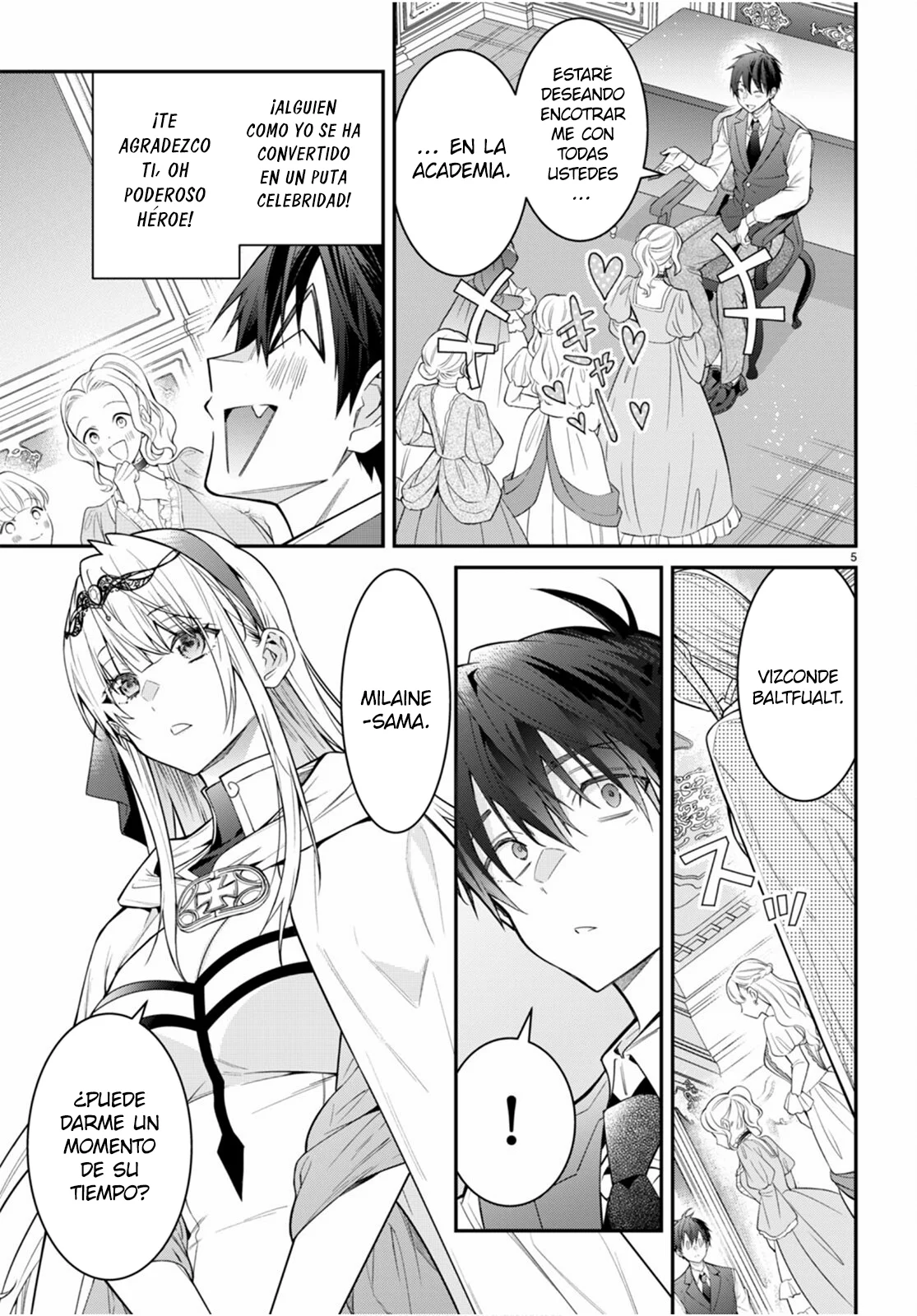 Otome Game Sekai wa Mob ni Kibishii Sekai Desu Capítulo 64 - Page 5