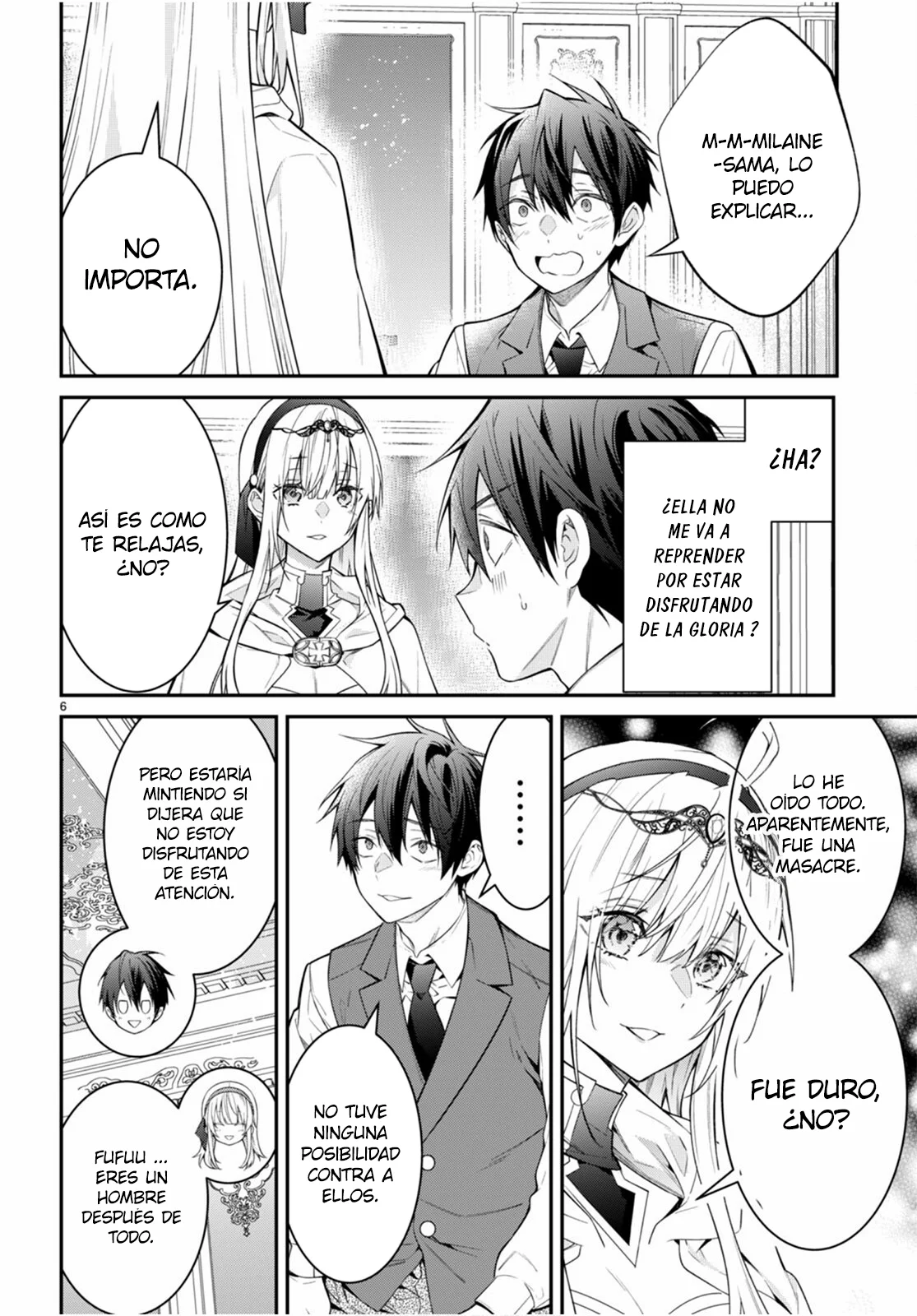 Otome Game Sekai wa Mob ni Kibishii Sekai Desu Capítulo 64 - Page 6