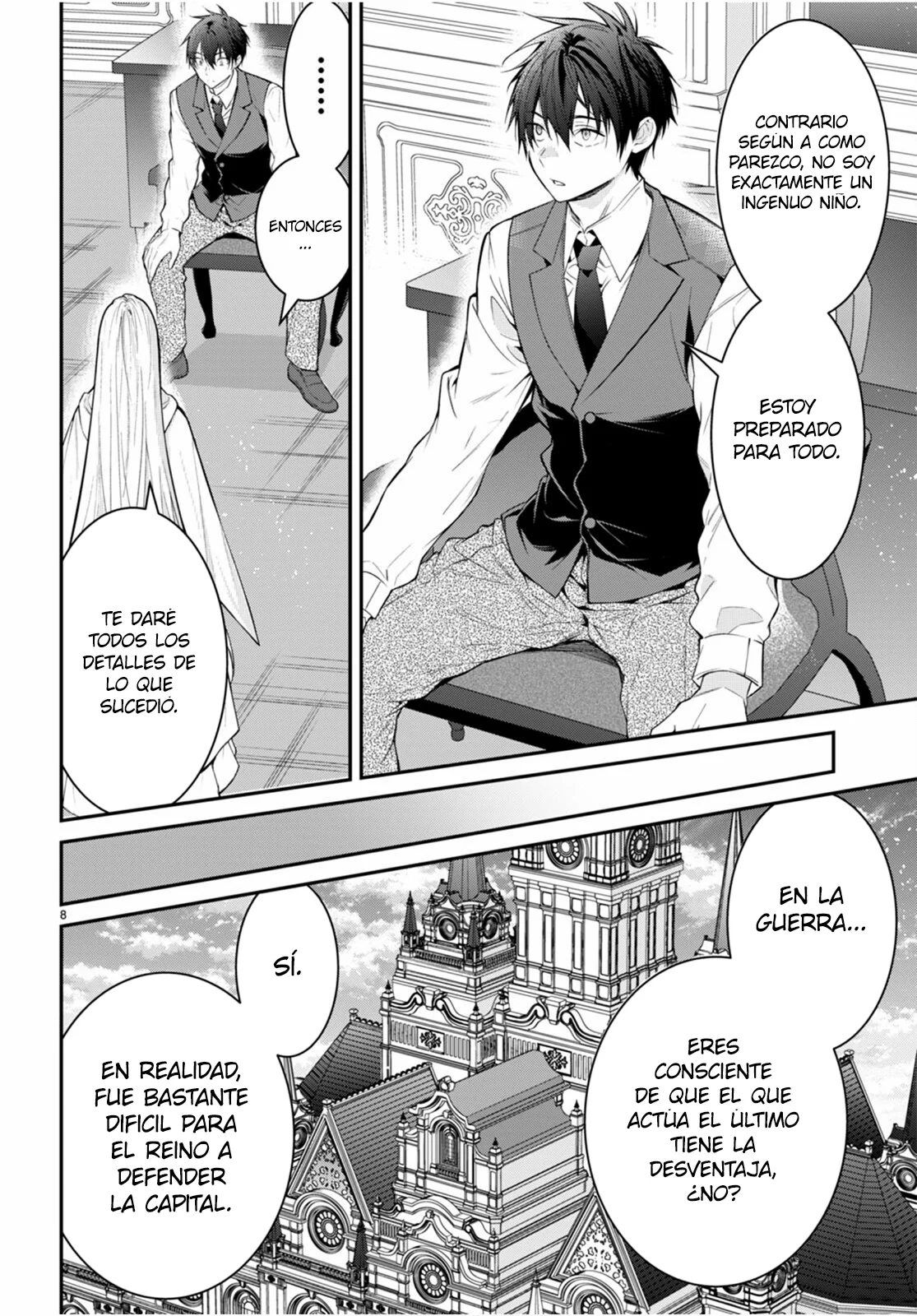 Otome Game Sekai wa Mob ni Kibishii Sekai Desu Capítulo 64 - Page 8