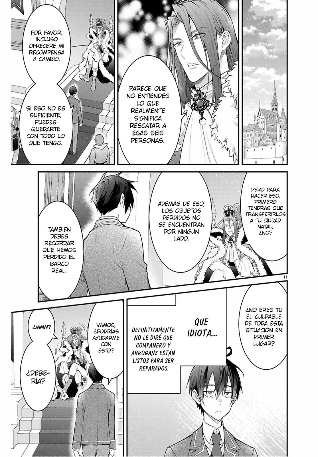 Otome Game Sekai wa Mob ni Kibishii Sekai Desu Capítulo 65 - Page 11