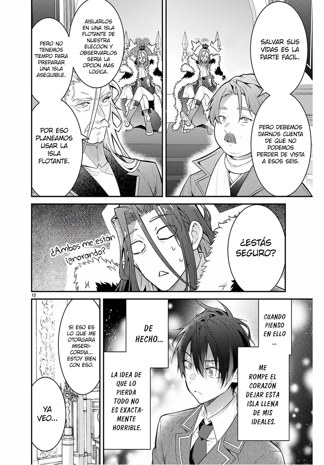 Otome Game Sekai wa Mob ni Kibishii Sekai Desu Capítulo 65 - Page 12