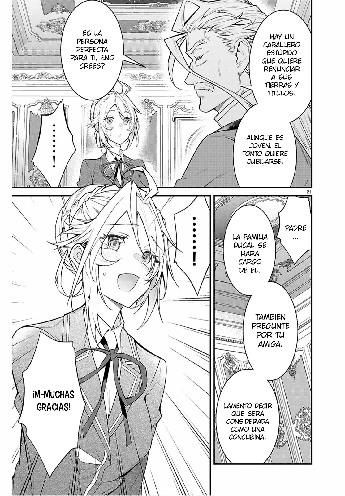 Otome Game Sekai wa Mob ni Kibishii Sekai Desu Capítulo 65 - Page 21