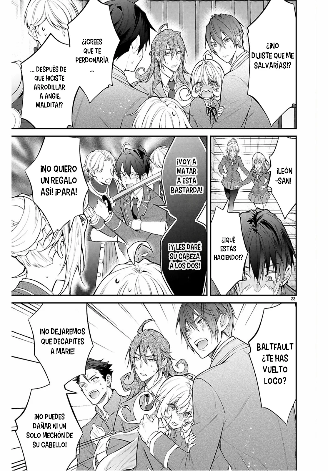 Otome Game Sekai wa Mob ni Kibishii Sekai Desu Capítulo 65 - Page 23