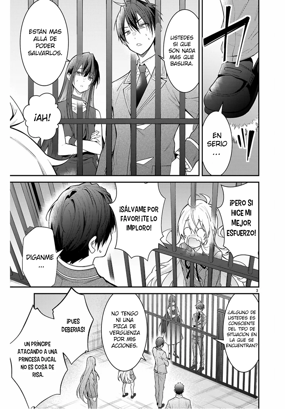 Otome Game Sekai wa Mob ni Kibishii Sekai Desu Capítulo 65 - Page 3