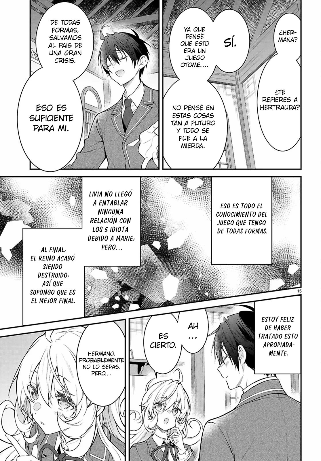 Otome Game Sekai wa Mob ni Kibishii Sekai Desu Capítulo 66 - Page 15