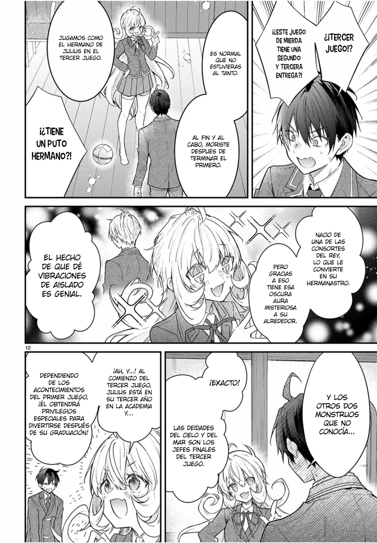 Otome Game Sekai wa Mob ni Kibishii Sekai Desu Capítulo 67 - Page 12