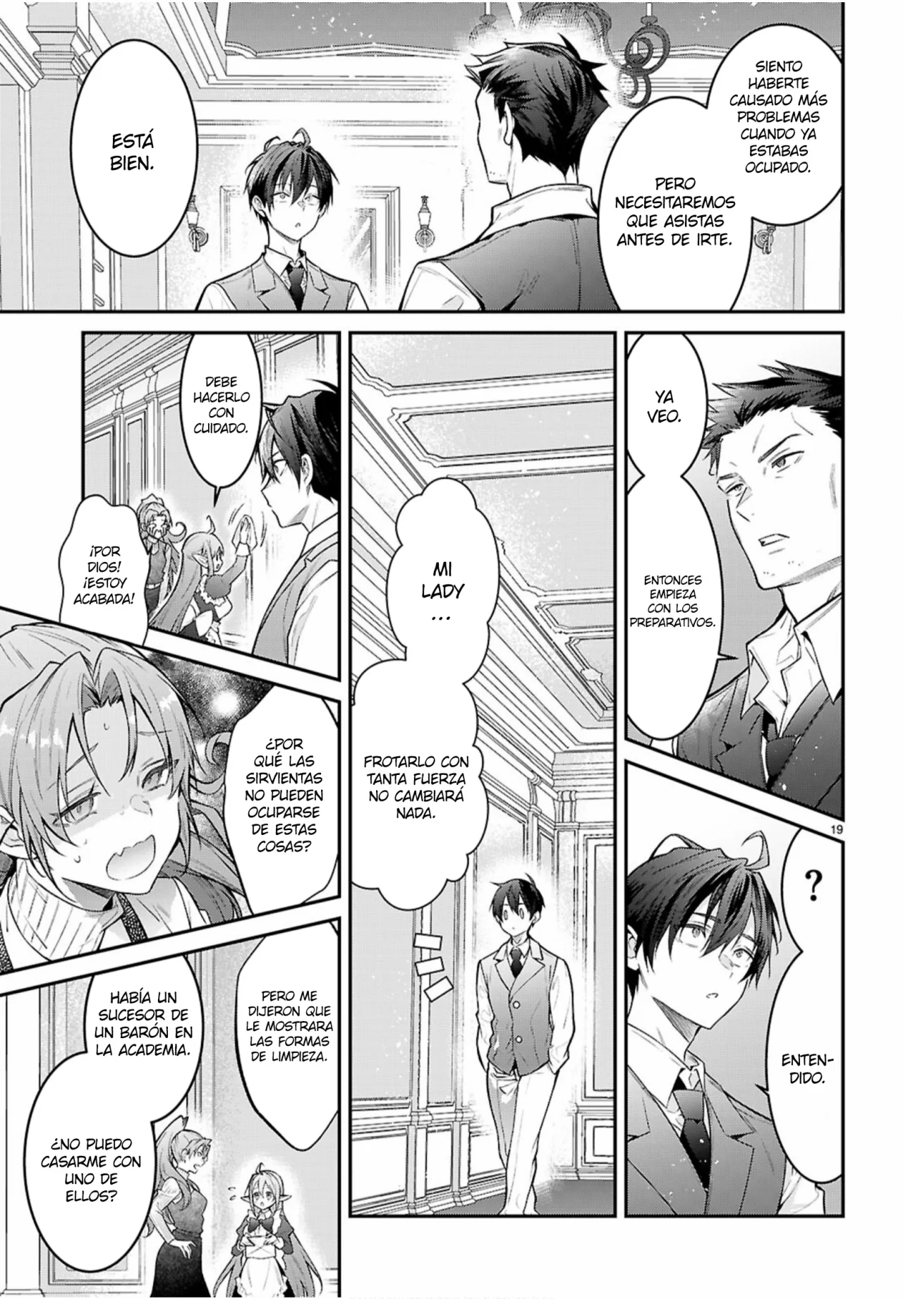 Otome Game Sekai wa Mob ni Kibishii Sekai Desu Capítulo 67 - Page 19