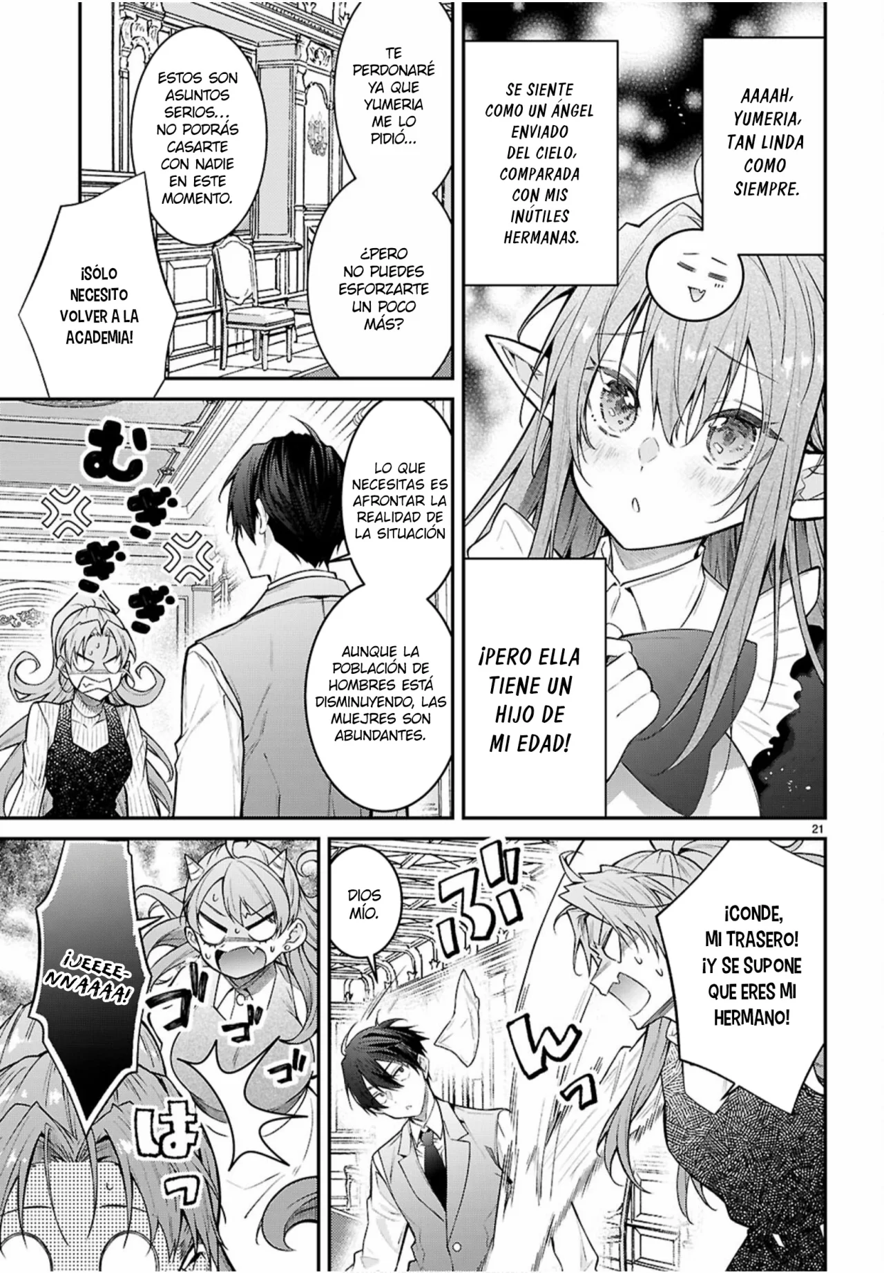 Otome Game Sekai wa Mob ni Kibishii Sekai Desu Capítulo 67 - Page 21