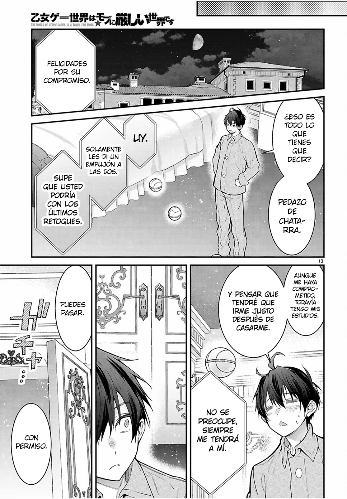 Otome Game Sekai wa Mob ni Kibishii Sekai Desu Capítulo 68 - Page 13