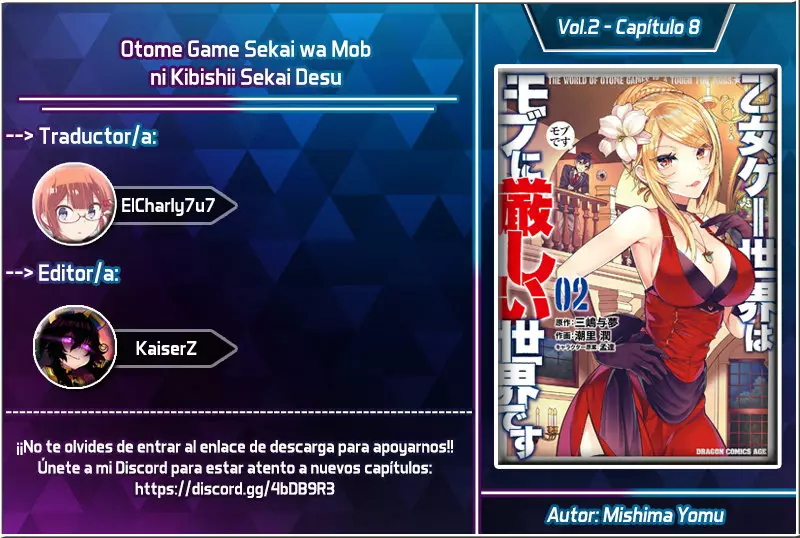 Otome Game Sekai wa Mob ni Kibishii Sekai Desu Capítulo 8 - Page 1