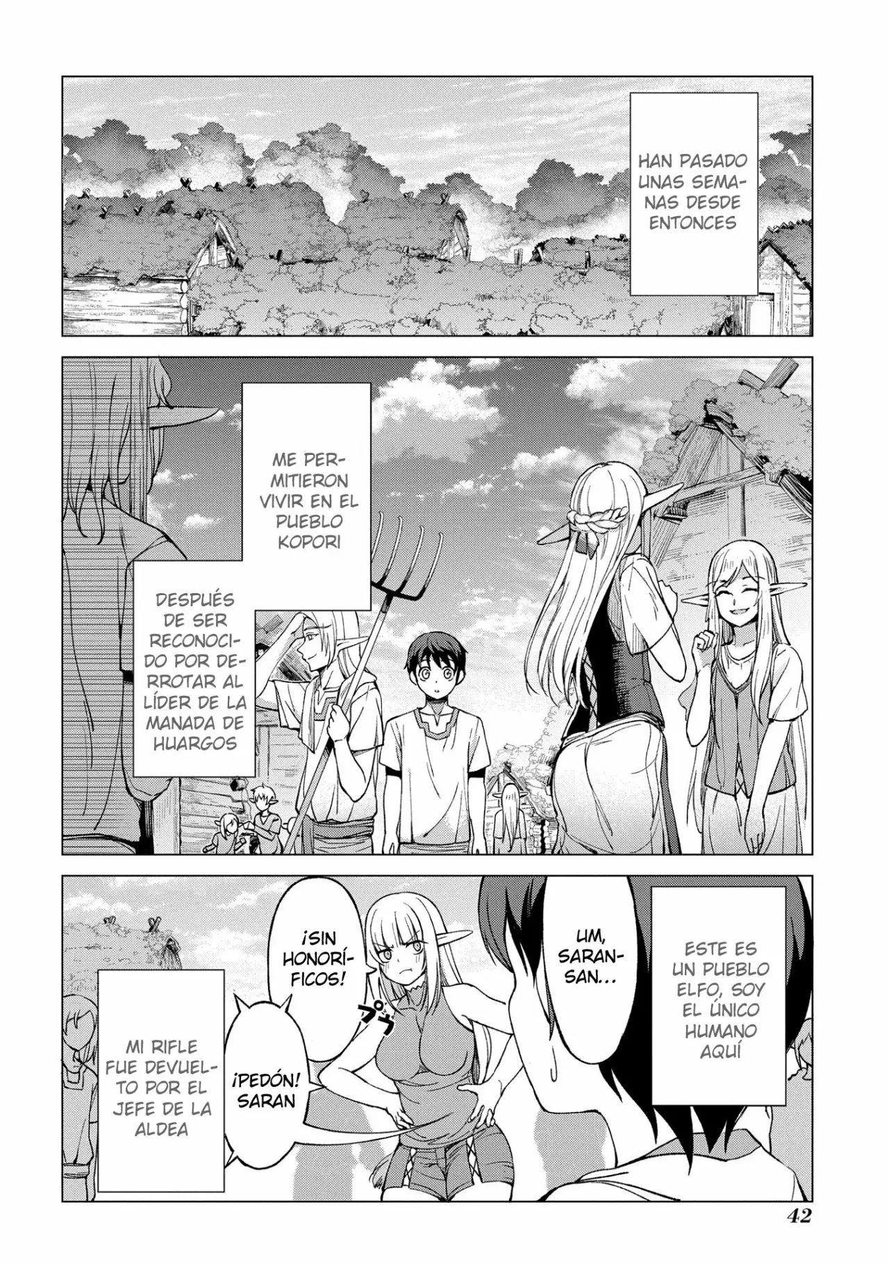 Hokkaidou no Geneki Hunter ga Isekai ni Hourikoma Rete Mita – Elf Yome to Meguru Isekai Shuryou Life Capítulo 1.1 - Page 18